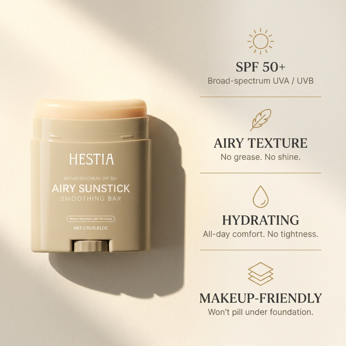 Airy Hydrating Sunscreen Stick SPF50+