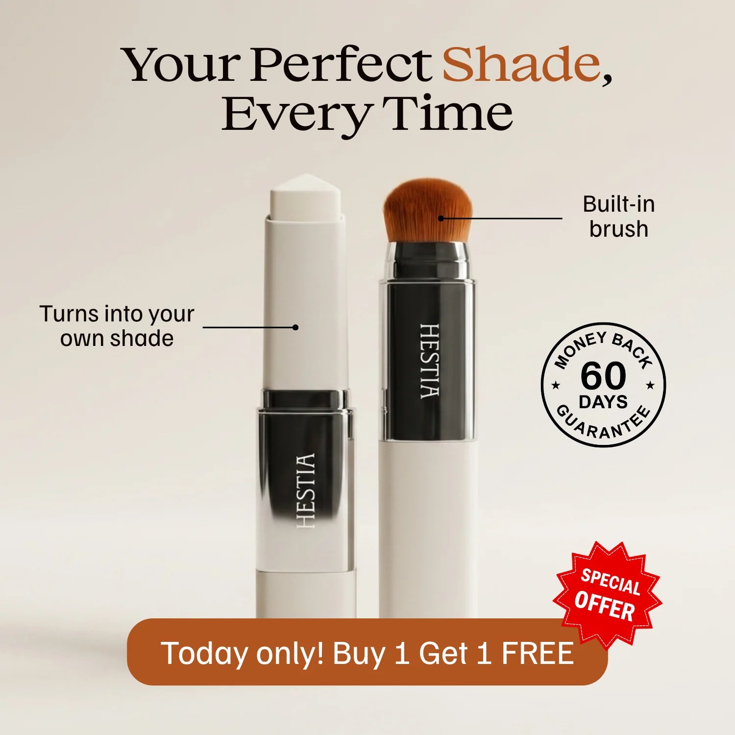 Saevori Korean Color Foundation Stick